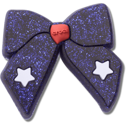 Crocs Exclusive | Glittery Blue Bow Jibbitz™ charms