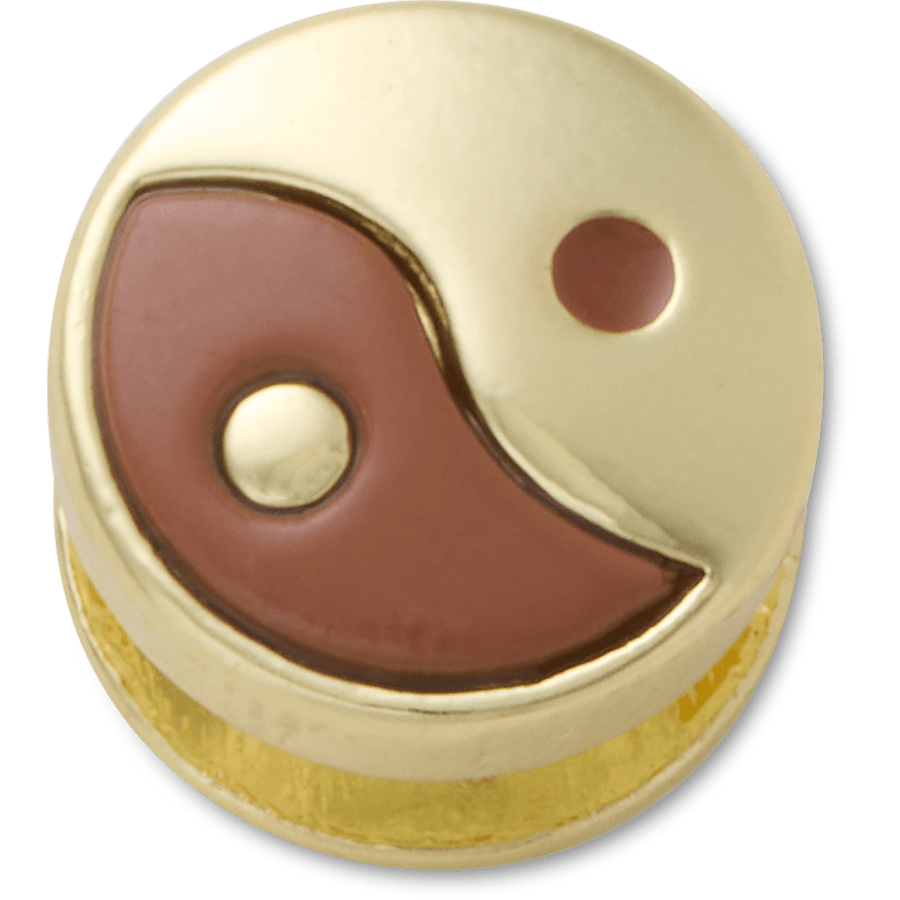 Crocs Exclusive | Brown Yin Yang Icon Jibbitz™ charms