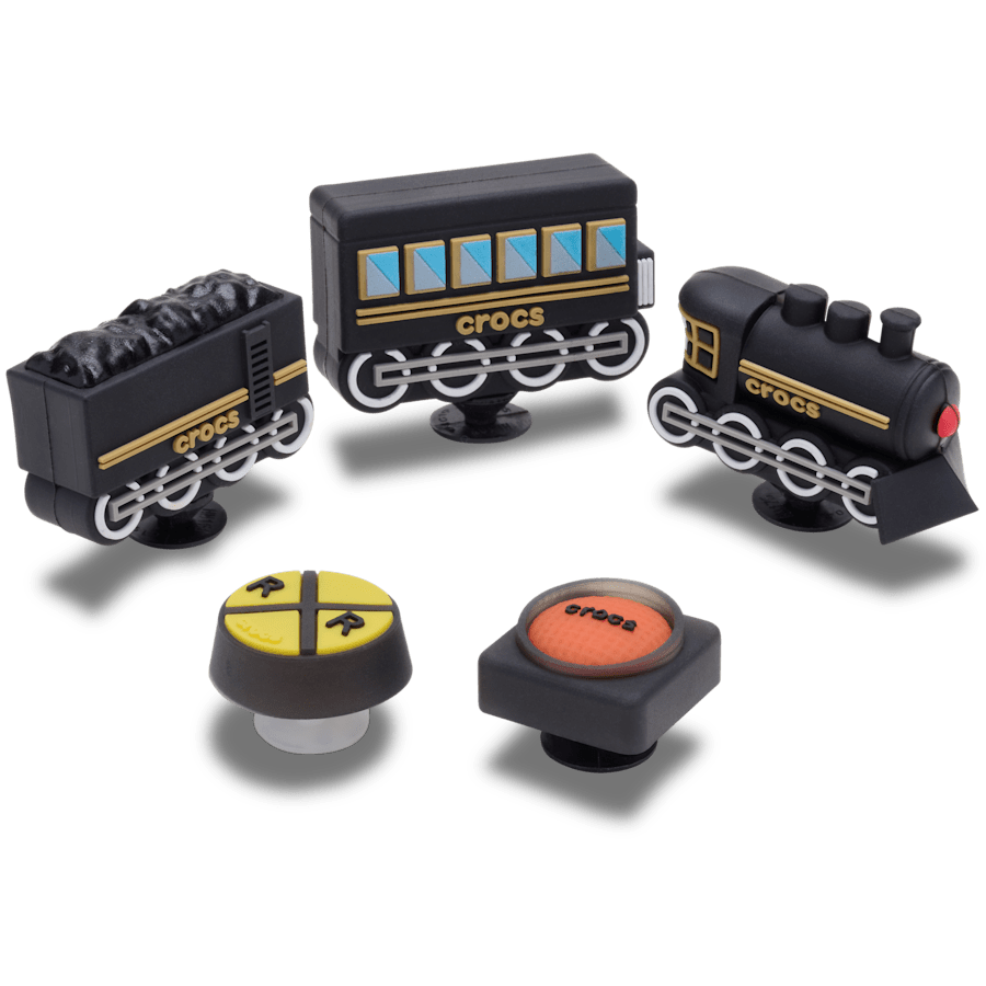 Crocs Great Value | 3D Train 5 Pack Jibbitz™ charms