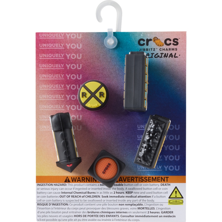 Crocs Great Value | 3D Train 5 Pack Jibbitz™ charms