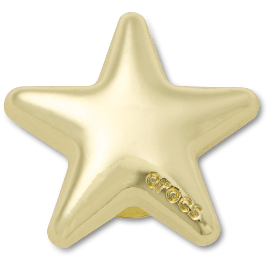 Crocs Premium | Gold Bubble Star Jibbitz™ charms