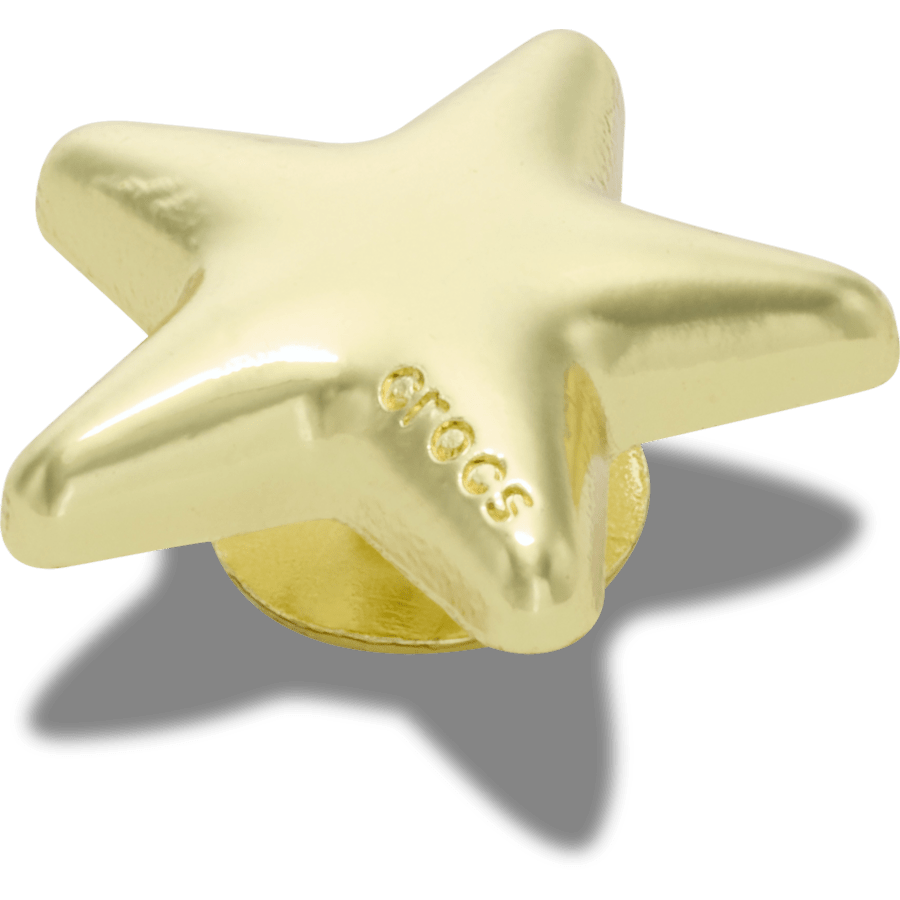 Crocs Premium | Gold Bubble Star Jibbitz™ charms