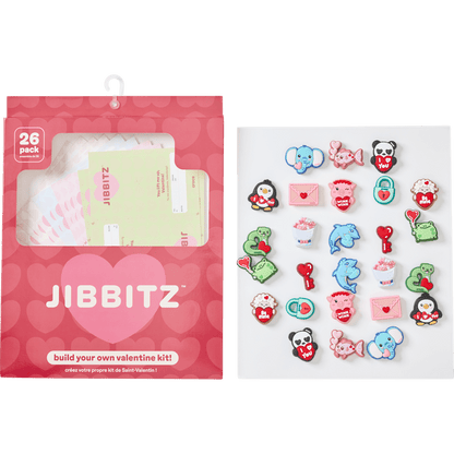 Crocs Value | Valentines Day Card 26 Pack Jibbitz™ charms