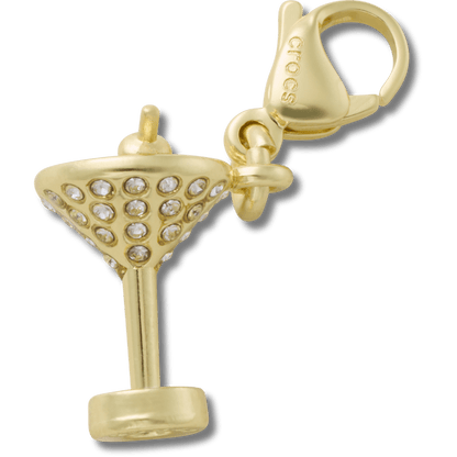 Crocs Everyday | Gold Martini Charm Jibbitz charm