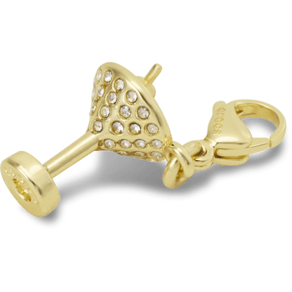 Crocs Everyday | Gold Martini Charm Jibbitz charm