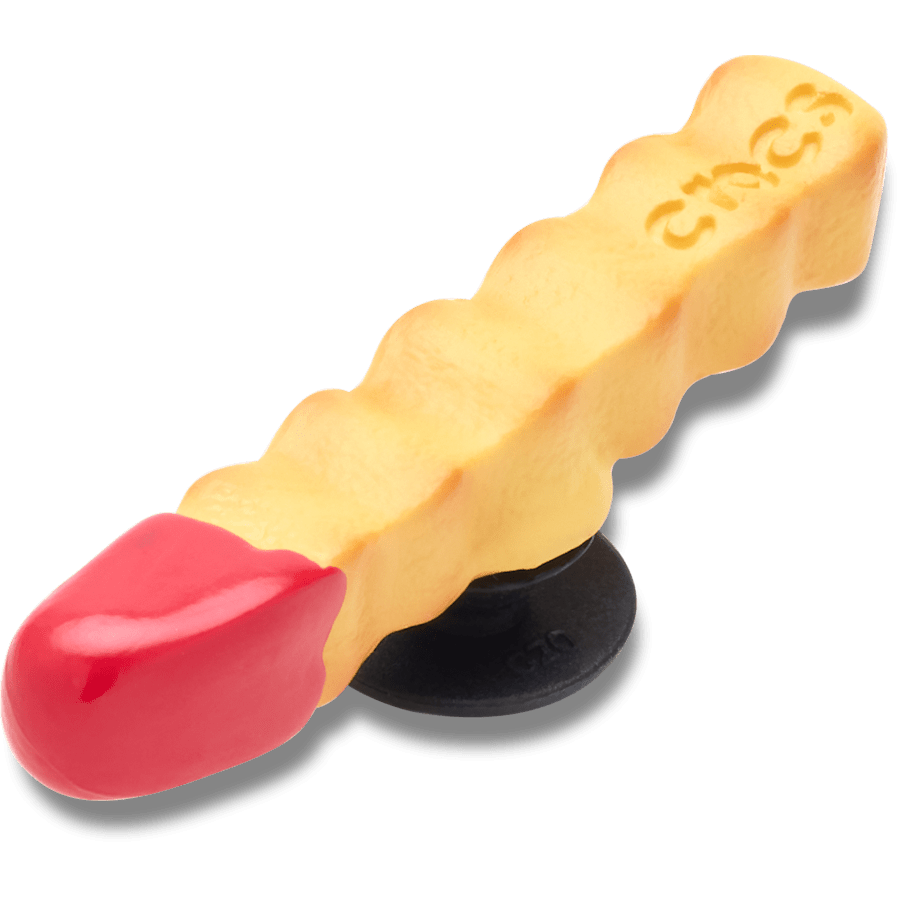 Crocs Hot Sale | French Fry Dipped in Ketchup Jibbitz™ charms