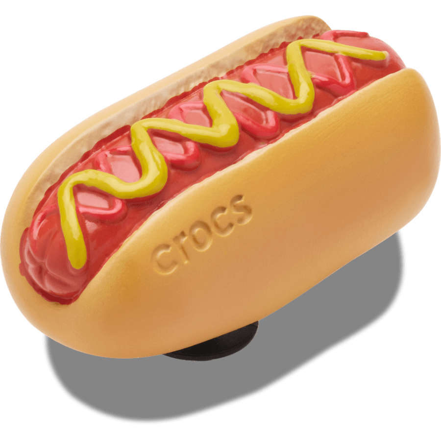 Crocs Value | Hot Dog Dipped in Mustard Jibbitz™ charms