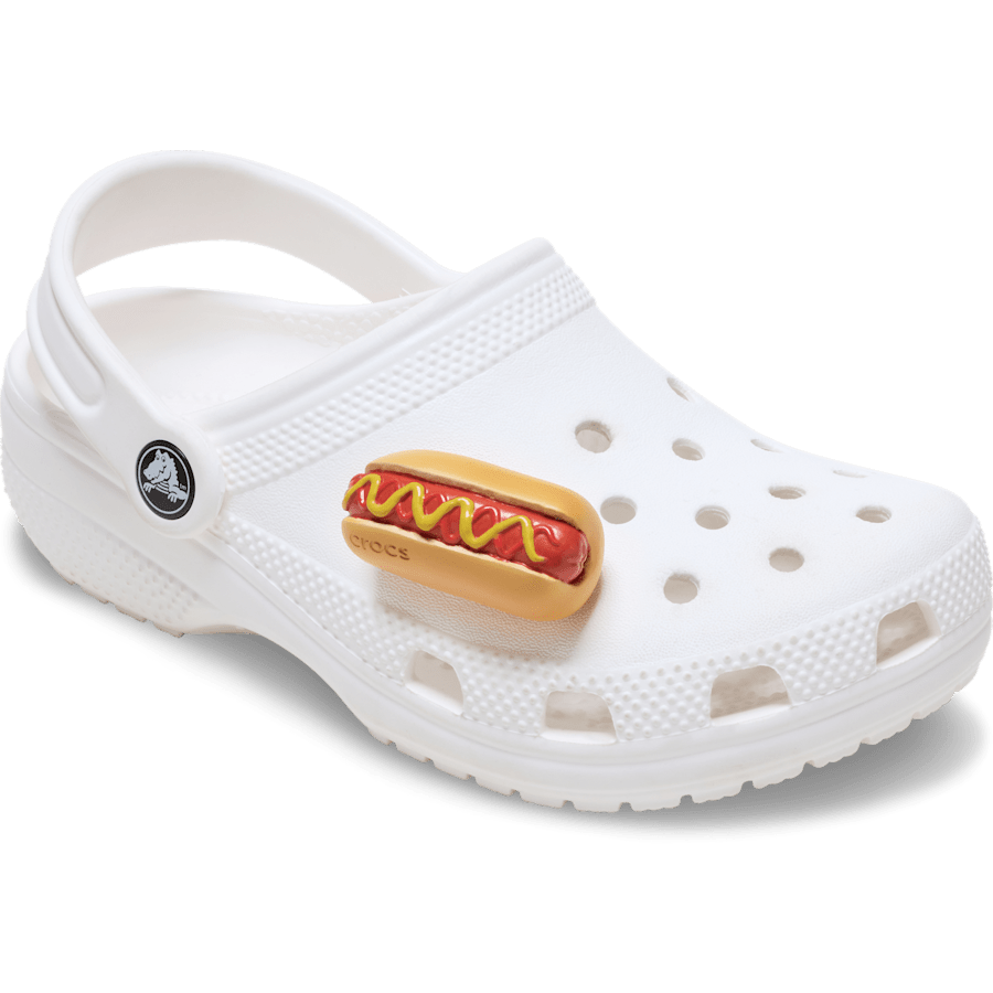 Crocs Value | Hot Dog Dipped in Mustard Jibbitz™ charms