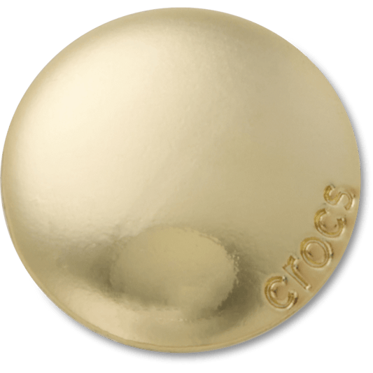 Crocs New | Large Gold Circle Stud Jibbitz™ charms
