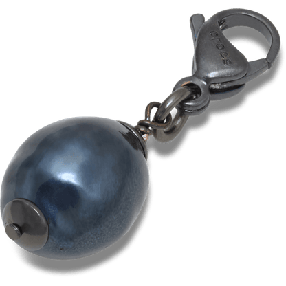 Crocs Hot Sale | Silver Black SMT Pearl Charm Jibbitz charm