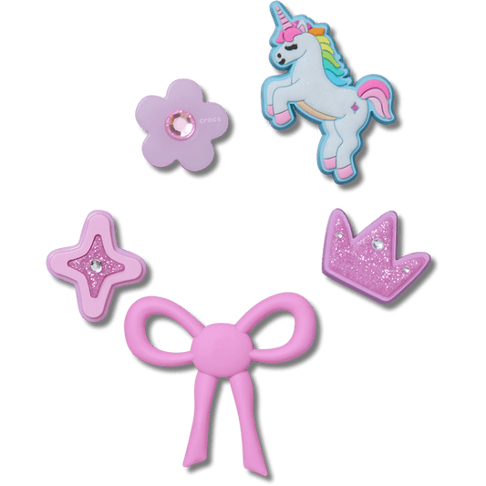 Crocs Everyday | Sweet Pink Girls 5 Pack Jibbitz™ charms