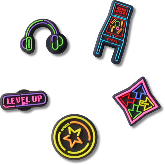 Crocs Value | Level Up Gamer 5 Pack Jibbitz™ charms