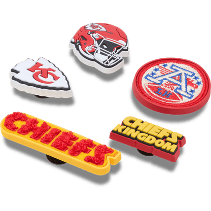 Crocs Recommended | NFL Kansas City Chiefs 5 Pack Jibbitz Shoe Charm