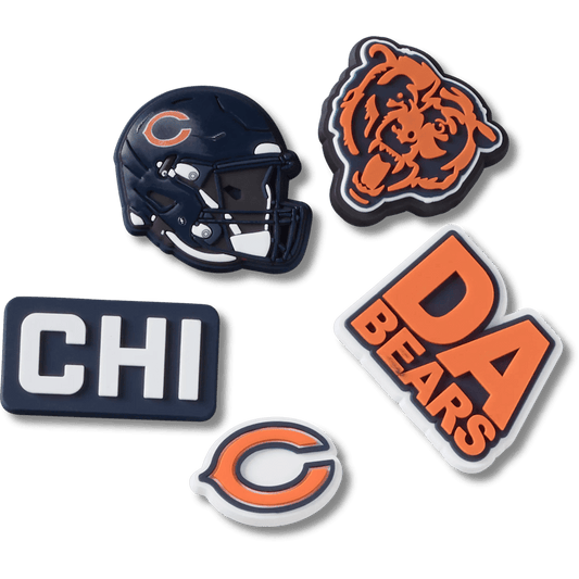 Crocs Everyday | NFL Chicago Bears 5 Pack Jibbitz Shoe Charm