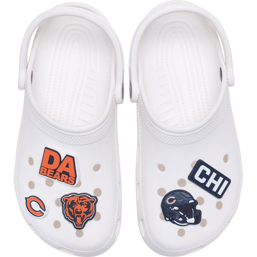 Crocs Everyday | NFL Chicago Bears 5 Pack Jibbitz Shoe Charm
