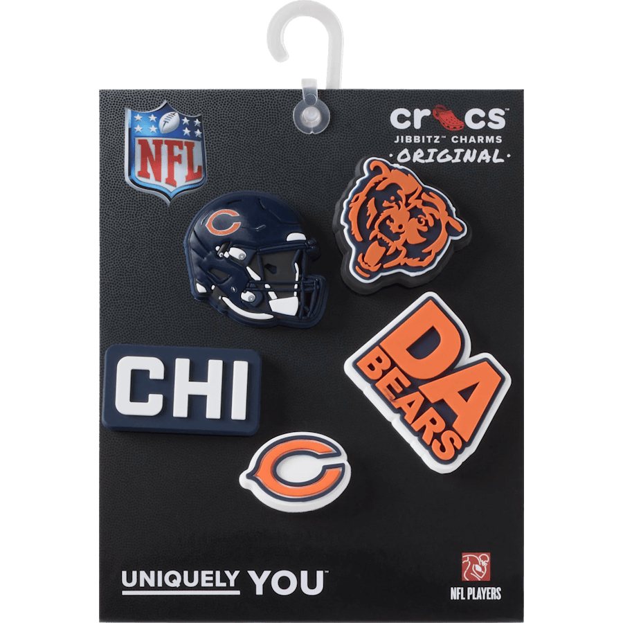 Crocs Everyday | NFL Chicago Bears 5 Pack Jibbitz Shoe Charm