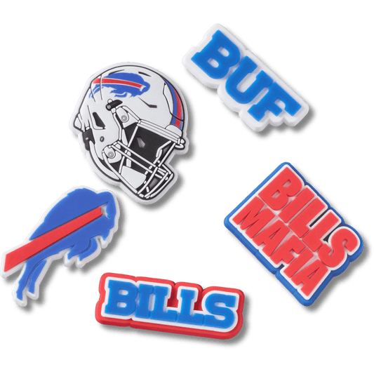 Crocs Exclusive | NFL Buffalo Bills 5 Pack Jibbitz Shoe Charm