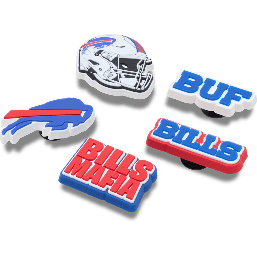 Crocs Exclusive | NFL Buffalo Bills 5 Pack Jibbitz Shoe Charm