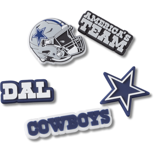Crocs Essential | NFL Dallas Cowboys 5 Pack Jibbitz Shoe Charm