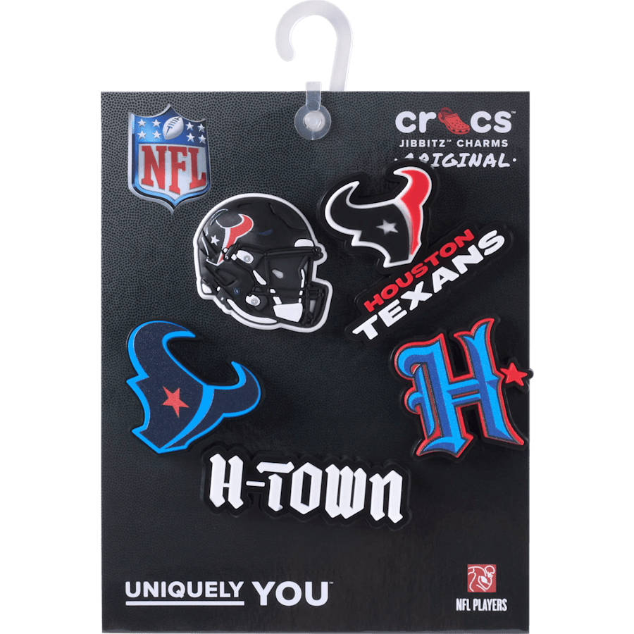 Crocs Value | NFL Houston Texans 5 Pack Jibbitz Shoe Charm