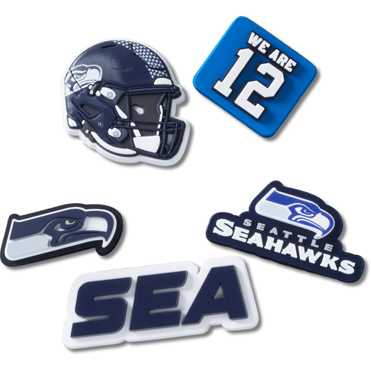 Crocs Great Value | NFL Seattle Seahawks 5 Pack Jibbitz Shoe Charm