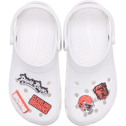 Crocs Sale | NFL Cleveland Browns 5 Pack Jibbitz Shoe Charm
