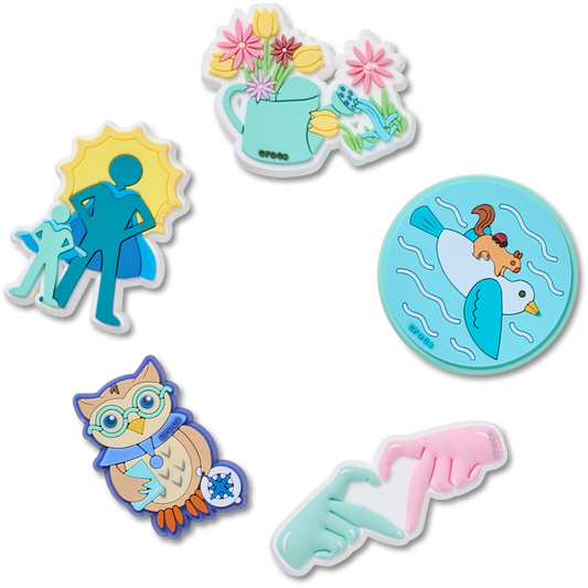 Crocs Value | Got Your Back 5 Pack Jibbitz™ charms