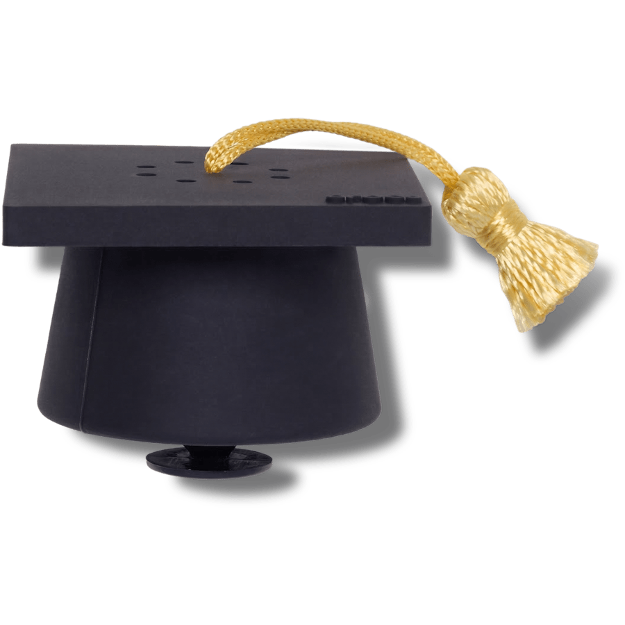 Crocs Classic | RecordYourOwnSoundGraduation Jibbitz™ charms