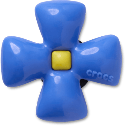 Crocs Classic | Puffy Blue Flower Jibbitz™ charms