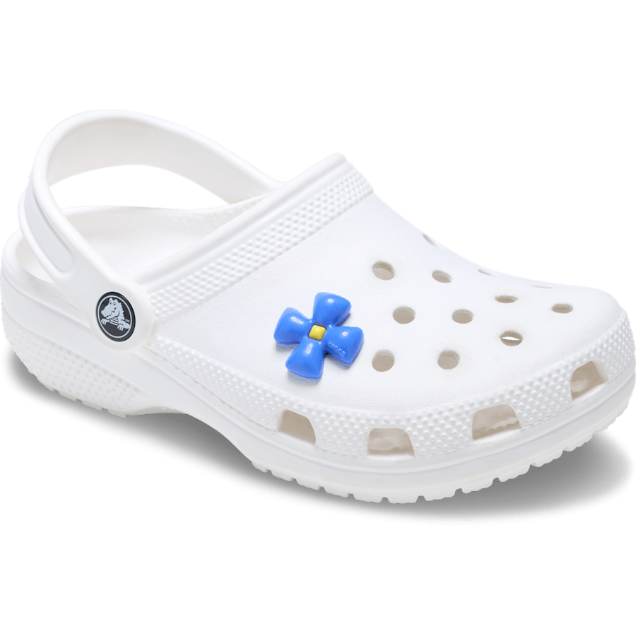 Crocs Classic | Puffy Blue Flower Jibbitz™ charms