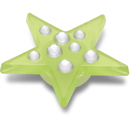 Crocs Quality | Green Gem Star Jibbitz™ charms