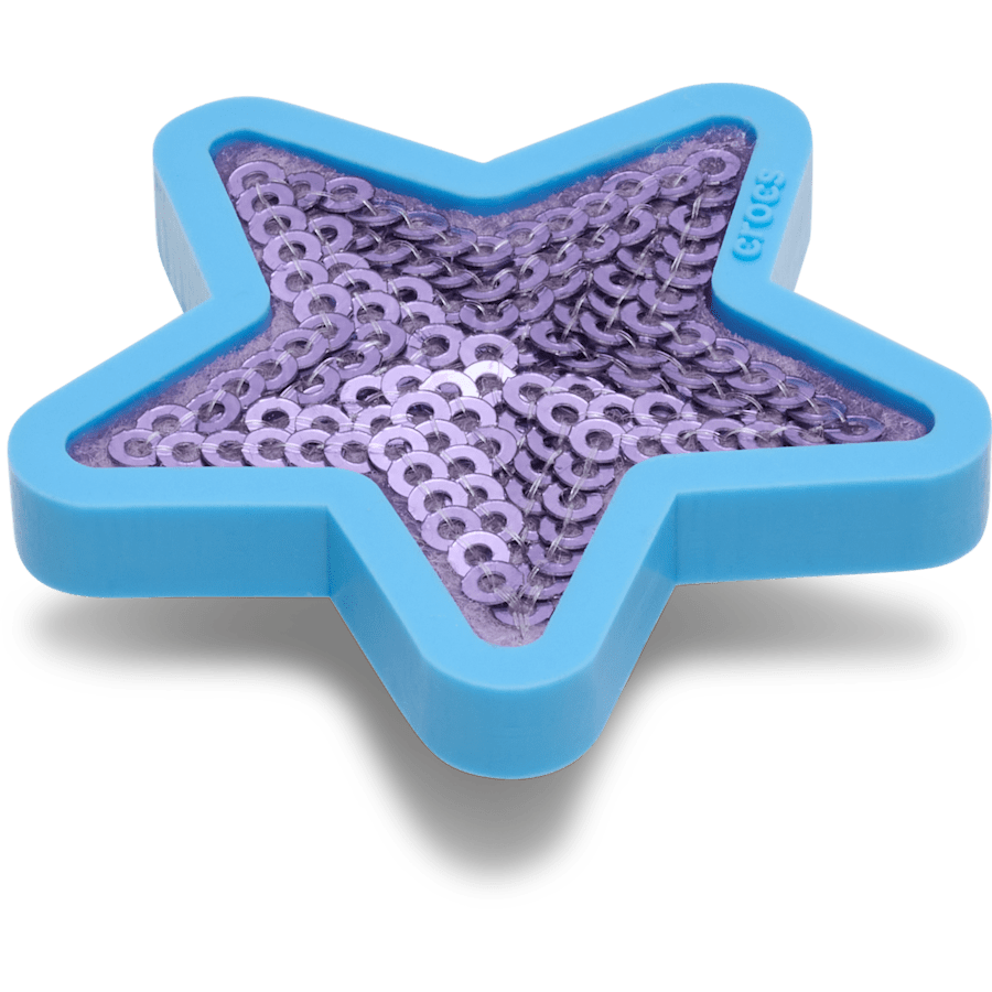 Crocs Trusted | Purple Sequin Star Jibbitz™ charms