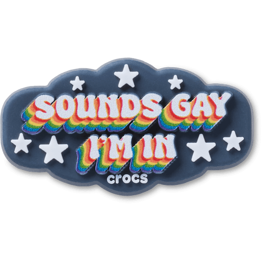Crocs Best Seller | Sounds Gay Im In Jibbitz™ charms