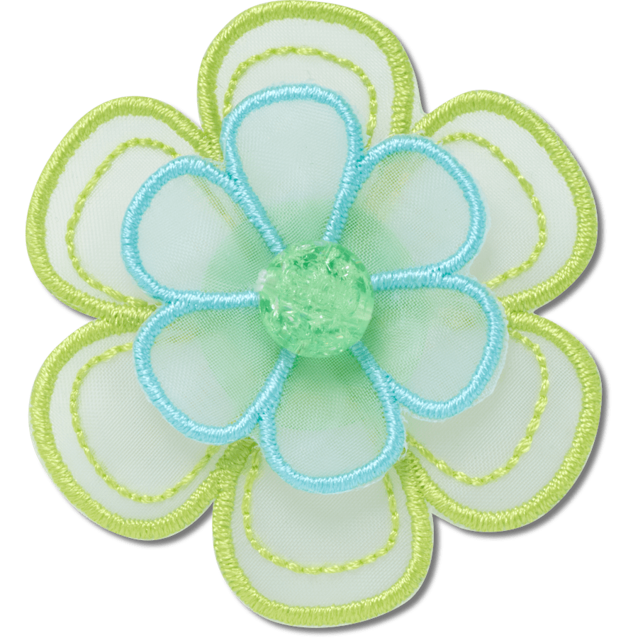 Crocs Special Offer | Green Mesh Flower Jibbitz™ charms