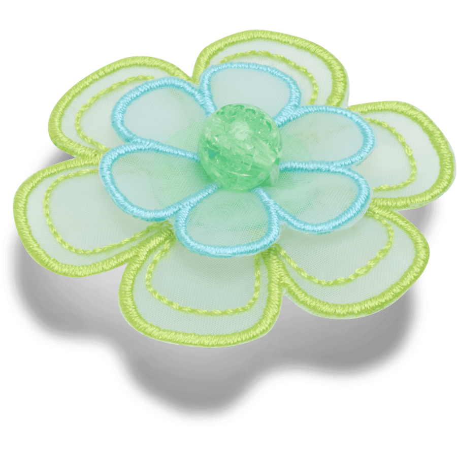 Crocs Special Offer | Green Mesh Flower Jibbitz™ charms