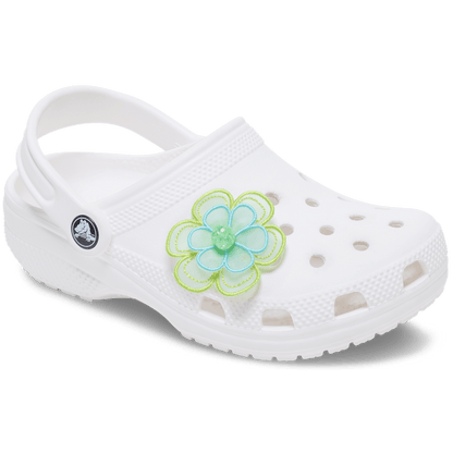 Crocs Special Offer | Green Mesh Flower Jibbitz™ charms