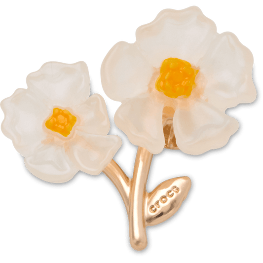 Crocs Special Offer | White Floral Blossom Jibbitz™ charms