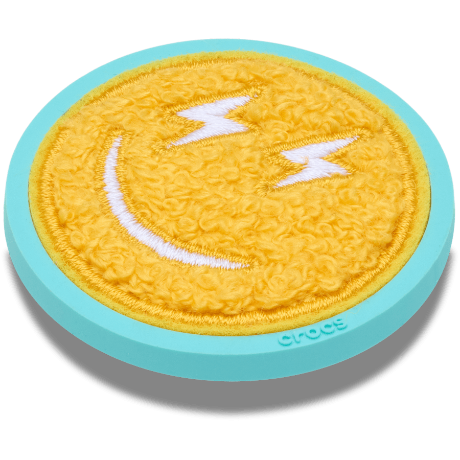 Crocs Quality | Mega Chenille Happy Face Jibbitz™ charms