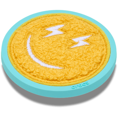 Crocs Quality | Mega Chenille Happy Face Jibbitz™ charms