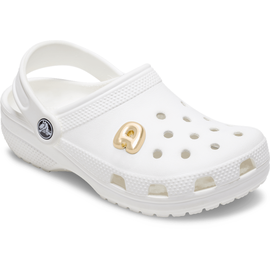 Crocs Smart Buy | Gold Bubble Letter A Jibbitz™ charms