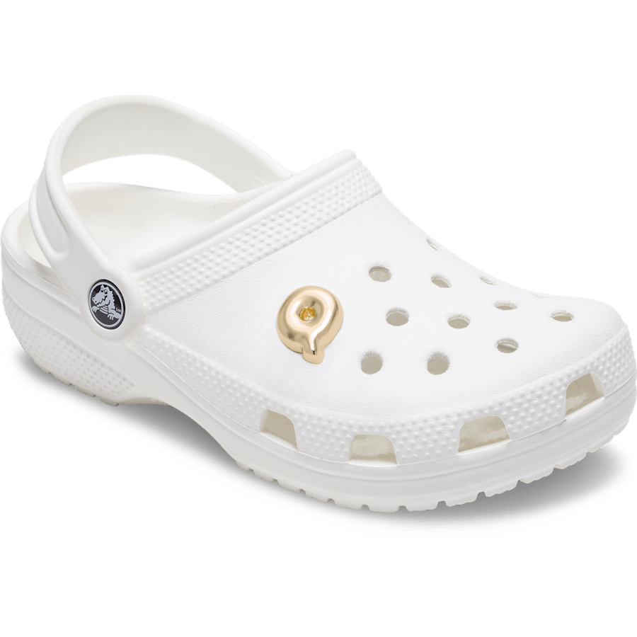 Crocs Recommended | Gold Bubble Letter Q Jibbitz™ charms