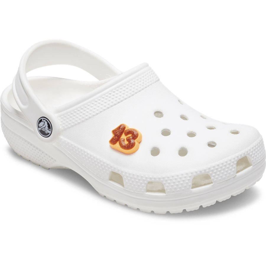 Crocs Everyday | Orange Sparkly Number 13 Jibbitz™ charms