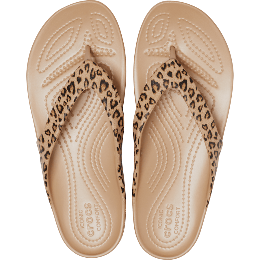 Crocs Special Offer | Women's Kadee II Leopard Flip