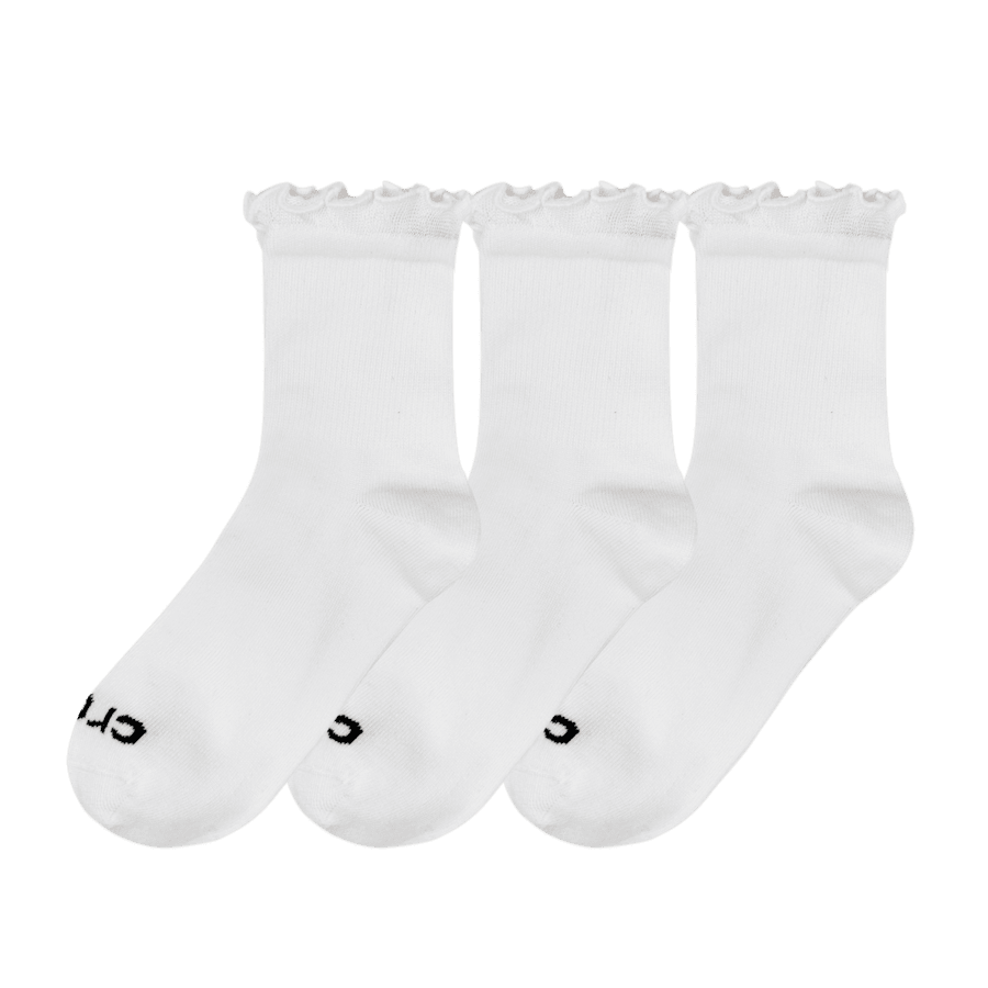 Crocs Popular | CrocsSocks Ruffle Ankle 3 PK