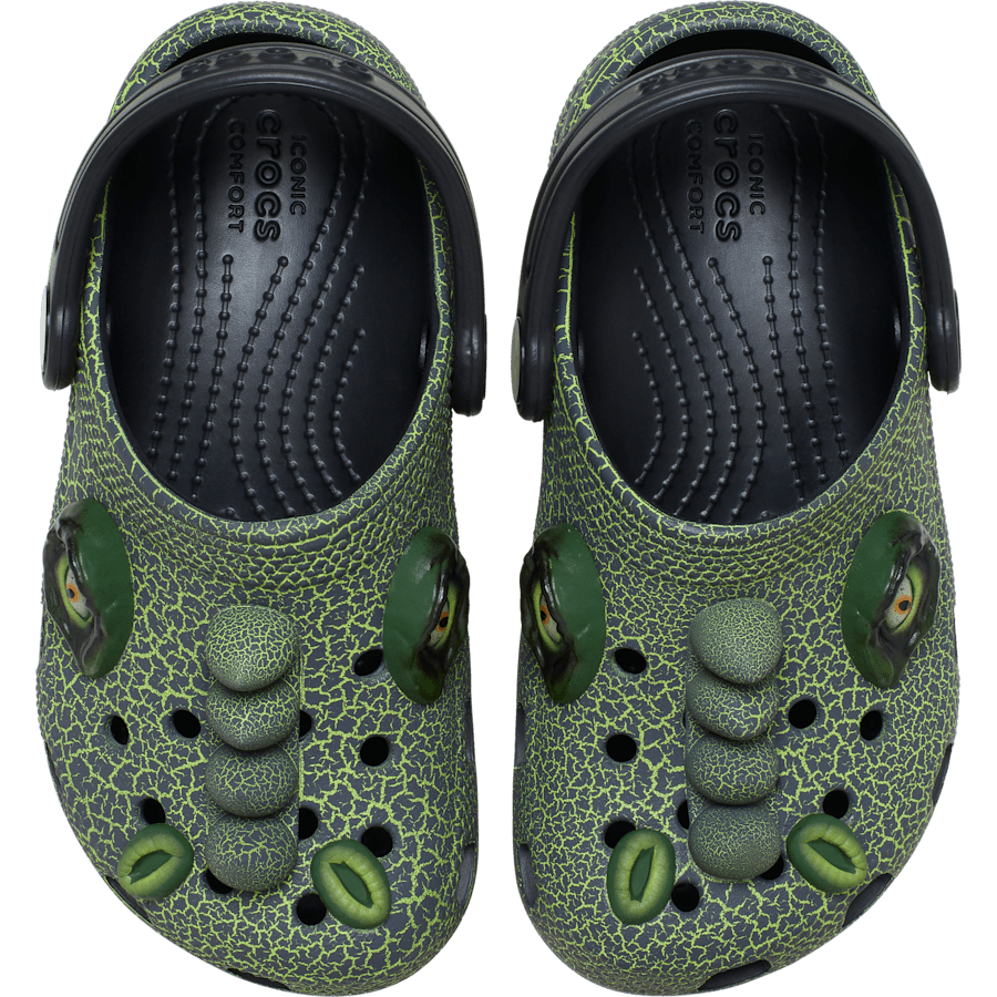 Crocs Best Price | Toddler Classic IAM Scary Dino Clog