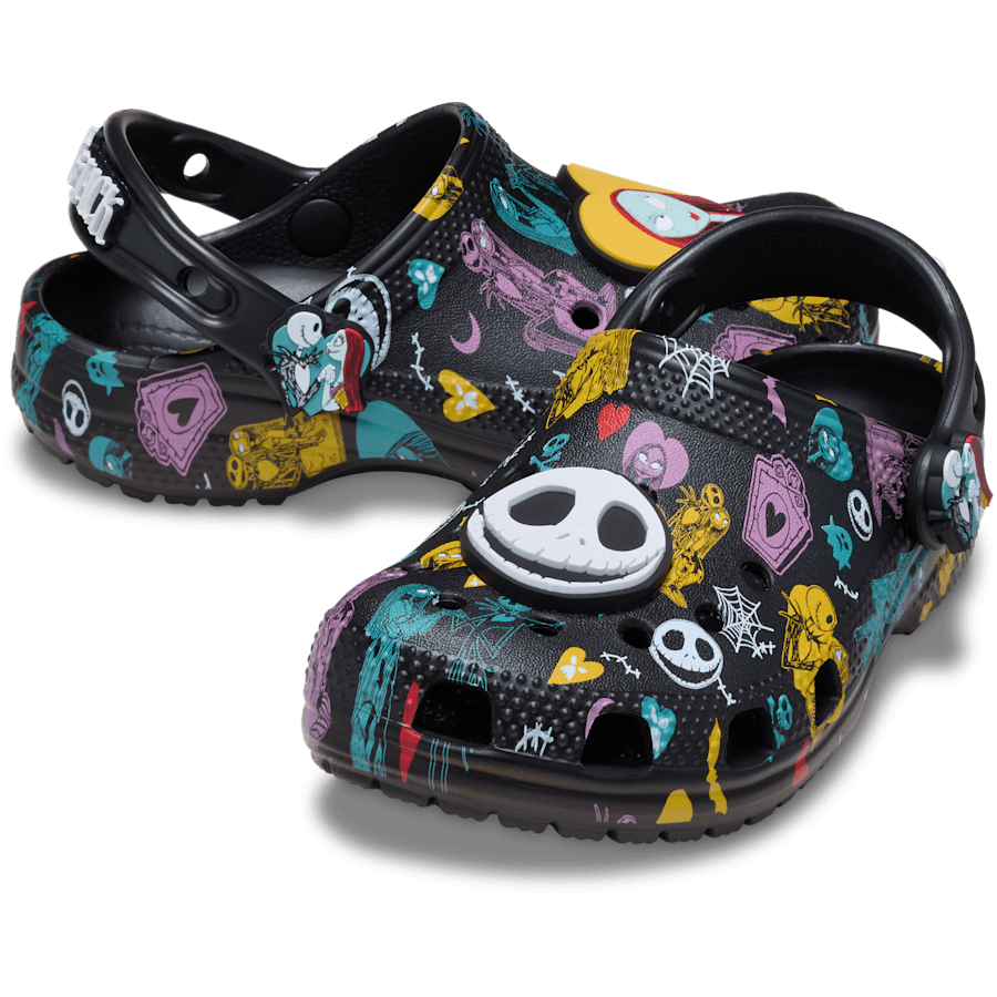 Crocs Customer Favorite | Toddlers’ Disney Tim Burton's The Nightmare Before Christmas Jack and Sally Classic Clog