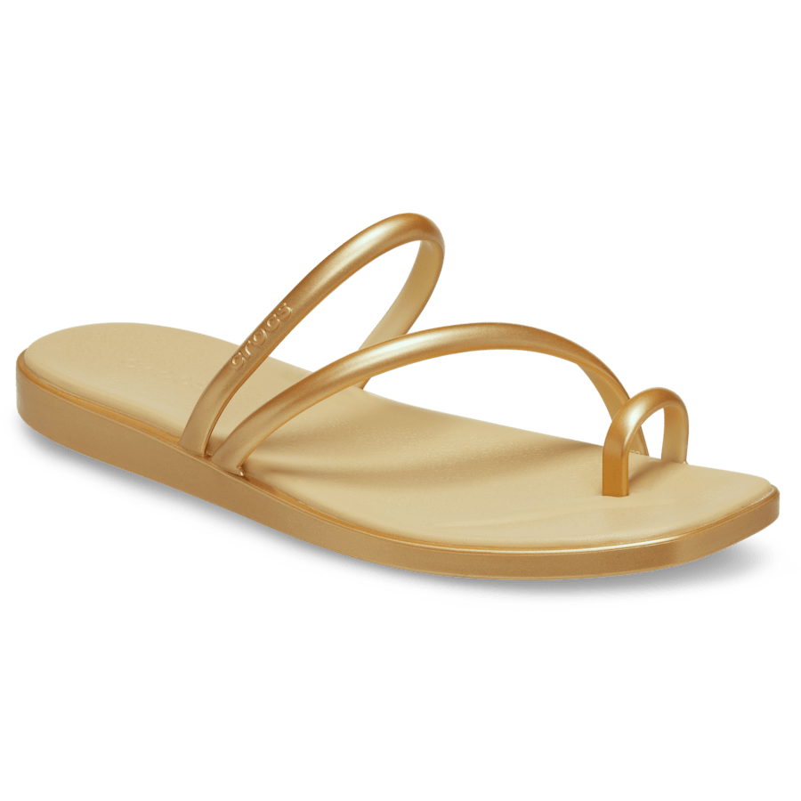 Crocs Best Seller | Women's Miami Metallic Toe Loop Sandal