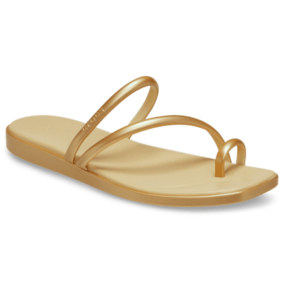 Crocs Best Seller | Women's Miami Metallic Toe Loop Sandal