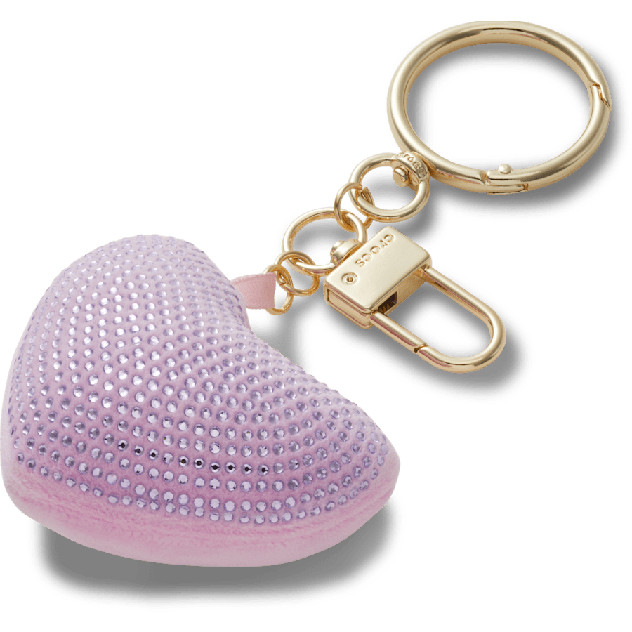 Crocs Recommended | Plush Gem Heart Bag Charm