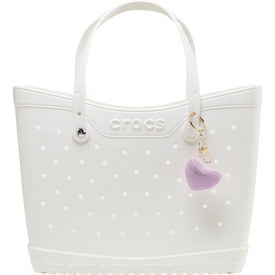 Crocs Recommended | Plush Gem Heart Bag Charm
